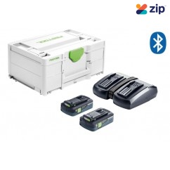 Festool SYS 18V 2x4,0/TCL6DUO - SYS 18V Energy Set 2 x 4.0Ah TCL6 Duo in Systainer 577106 Kit